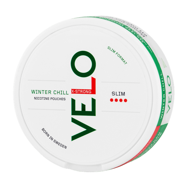 VELO Winter Chill X-Strong Slim nikotino maišeliai