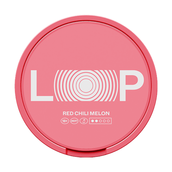 LOOP LOOP Red Chili Melon Medium nikotino maišeliai